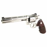 Anaconda Revolver 44 Magnum 8" Silver Hogue 6 Rounds Adjustable Sights ANACONDA-SP8RTS Stainless Steel Matte