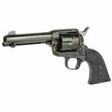Single Action Army .45 Colt  4.75 Inch Barrel Case Hardened Blue Finish Black Composite Grips 6 Round