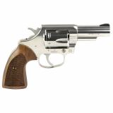 Viper | 357 Magnum, 3" Barrel, Stainless Steel Finish, Traditional Walnut Grips, Black Ramp Front & U-Notch Rear Sight, 6 Rounds VIPER-SP3WRR