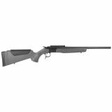 Scout V2, Single Shot Rifle, 308 Winchester, 20" Threaded Barrel, Matte Finish, Black, Scope Rail, Synthetic Stock, Gray, 1 Round CR4437