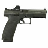 P-10F, Striker Fired, Semi-automatic, Polymer Frame Pistol, Sub-Compact, 9MM, 4.5" Barrel, Nitride Finish, Black, Night Sights, 19 Rounds, 3 Magazines, Holosun SCS Installed 086092