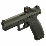 P-10F, Striker Fired, Semi-automatic, Polymer Frame Pistol, Sub-Compact, 9MM, 4.5" Barrel, Nitride Finish, Black, Night Sights, 19 Rounds, 3 Magazines, Holosun SCS Installed 086092