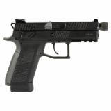 P-07 Suppressor-Ready, Double Action/Single Action, Semi-automatic, Polymer Frame Pistol, Compact, 9MM, 4.36" Barrel, Threaded Barrel - 1/2X28, Nitride Slide Finish, Black, 3 Interchangeable Backstraps, High Fixed Sights, Swappable Safety/Decocker, 17 Ro