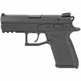 CZ P-07 Compact | 9x19mm, 3.8" Barrel, Black Finish, Fixed Sights, Polymer Frame, 2 15 Round Magazines, 91086