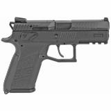 CZ P-07 Compact | 9x19mm, 3.8" Barrel, Black Finish, Fixed Sights, Polymer Frame, 2 15 Round Magazines, 91086