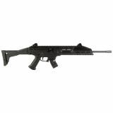 Scorpion, EVO 3 S1, Semi-automatic Rifle, 22 LR, 16" Barrel, Threaded 1/2x28, Cylindrical Compensator, Matte Finish, Black, Adjustable Sights, Folding Adjustable Stock, M-LOK Handguard, Manual Safety, 10 Rounds, 2 Magazines 91368
