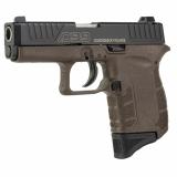 DB9, 9MM, 3" Barrel, Polymer Frame, Fixed Sights, 6Rd, 1 Magazine, Bronze DB0200P071