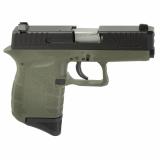 DB9, 9MM, 3" Barrel, Polymer Frame, OD Green Finish, Fixed Sights, 6Rd, 1 Magazine DB0200P101