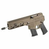 DBX57, Semi-automatic, Aluminum Frame Pistol, 5.7X28MM, 8" Threaded Barrel, 1/2x28, DBX Muzzle Device, Cerakote Finish, Midnight Bronze, Magpul MOE-K Grip, M-LOK Compatible Rail, 20 Rounds, 1 FN Five Seven Compatible Pro Magazine DB1614L071
