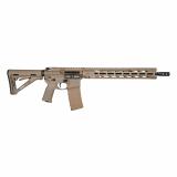 DB15, Semi-automatic Rifle, AR, 223 Remington/556N^ATO, 16" Barrel, DB Obsidian Muzzle Brake, Cerakote Finish, Flat Dark Earth, 15" MLOK V4 S Rail, Warhammer Charging Handle, Magpul CTR Stock, Magpul MOE K2 Grip, 30 Rounds, 1 Magazine DB1784K061