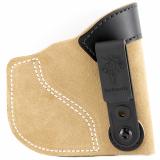 Pocket-Tuk Pocket Holster, Fits J-Frame 2.25", Bodyguard .38, Ruger LCR, Right Hand, Tan Leather 111NA02Z0