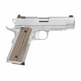 Dan Wesson Specialist Commander 1911 | 45 ACP, 4.25" Barrel, Stainless Steel, Railed Frame, Night Sights, Ambi Safety, Magwell G10 Grips, 8 Rd, 01809