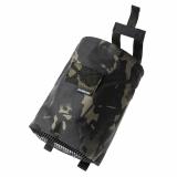 SAP Bucket, Dump Pouch, 500 Denier Cordura Nylon,  Molle Compatible, Matte Finish, Multicam Black ESD-SAP-MCB