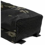 SAP Bucket, Dump Pouch, 500 Denier Cordura Nylon,  Molle Compatible, Matte Finish, Multicam Black ESD-SAP-MCB