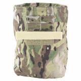 SAP Bucket, Dump Pouch, 500 Denier Cordura Nylon,  Molle Compatible, Matte Finish, Multicam ESD-SAP-MC