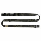 ESD Sling, 2-Point Combat Sling, 1" Webbing, Polymer Hardware, Matte Finish, Multicam Black ESD-SL-MCB