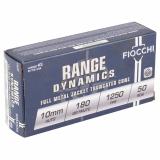 Range Dynamics, 10MM, 180 Grain, Full Metal Jacket Truncated Cone, 50 Round Box 10AP