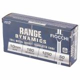 Range Dynamics, 10MM, 180 Grain, Full Metal Jacket Truncated Cone, 50 Round Box 10AP