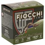 Flyway Steel, Waterfowl, 20 Gauge, 3", #2, Steel Shot, 25 Round Box 203ST2