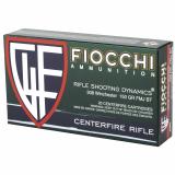 Fiocchi Rifle, 308WIN, 150 Grain, Full Metal Jacket Boat Tail 308A