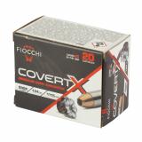 COVERT X, 9MM, 124 Grain, Jacketed Hollow Point, 20 Round Box 9CCWB