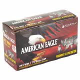 American Eagle .243 Winchester 75 Grain Jacketed Hollow Point Value Pack