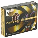 3rd Degree Turkey 12 Gauge 3.5", #5/#6/#7 Shot Combination, 2oz, Flight Control 5 Round Box PTDX139 567