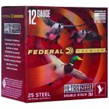 Ultra Steel, FLIGHTCONTROL FLEX WAD, 12 Gauge 3" Chamber, #2, 1 1/4 oz, Zinc Plated Steel, 25 Round Box, 2 and 4 Shot Size PWUX14224