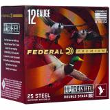 Ultra Steel, FLIGHTCONTROL FLEX WAD, 12 Gauge, 3" Chamber, 1 1/4 oz, Zinc Plated Steel, 25 Round Box PWUX1422BB
