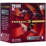 Ultra Steel, FLIGHTCONTROL FLEX WAD, 12 Gauge, 3" Chamber, #2, 1 1/4 oz, Zinc Plated Steel, 25 Round Box, 3 and 5 Shot PWUX1422