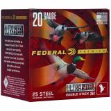 Ultra Steel, FLIGHTCONTROL FLEX WAD, 20 Gauge, 3" Chamber, #2 and #4, 1 oz, Zinc Plated Steel, 25 Round Box PWUX20924