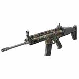 SCAR 16S NRCH, Semi-automatic Rifle, 5.56NATO, 16.25" Barrel, Hybrographic (Hydro Dipped) Finish, Woodland Camo, Side Folding Stock, Polymer Pistol Grip, Adjustable Sights, 30 Rounds, 1 Magazine 38-101699-01