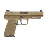 Five seveN, Striker Fired, Full Size, 5.7X28MM, 4.8" Barrel, Polymer Frame, Flat Dark Earth Finish, Ambidextrous, Adjustable Sights, 20Rd, 2 Magazines 3868900753