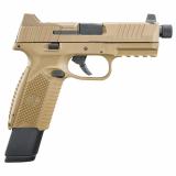 509 TACTICAL | 9MM, 4.5" Threaded Barrel,  1-17Rd, 1-24RD Magazines, FDE Finish, Case