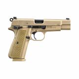 High Power, Single Action, Semi-automatic, Metal Frame Pistol, Full Size, 9MM, 4.7" Target-crowned Hammer Forged Barrel, PVD Finish, Flat Dark Earth, 2 Polymer Grip Pairs, Driftable Dovetail Sights, Ambidextrous Safety, 10 Rounds, 2 Magazines, Includes Z
