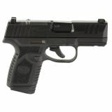 Reflex MRD, Semi-automatic Pistol, Polymer Frame, Internal Hammer Fired, Single Action Only, Micro Compact, 9MM, 3.3" Cold Hammer Forged Barrel, PVD Finish, Black, Optics Ready, Non-Manual Safety, Tritium Front Sight, 2 Dot Rear Sight, 2 Magazines, (1) 1