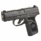 Reflex MRD, Semi-automatic Pistol, Polymer Frame, Internal Hammer Fired, Single Action Only, Micro Compact, 9MM, 3.3" Cold Hammer Forged Barrel, PVD Finish, Black, Optics Ready, Non-Manual Safety, Tritium Front Sight, 2 Dot Rear Sight, 2 Magazines, (1) 1