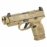 509 MRD Compensated, Semi-automatic, Striker Fired, Polymer Framed Pistol, Compact, 9MM, 4.2" Barrel, Auto Indexing Compensator, Matte Finish, Flat Dark Earth, Optics Ready Slide, Co-Witness Iron Sights, Non-Manual Safety, 2 Magazines, (1)-15 Round an