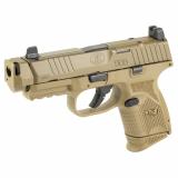 509 MRD Compensated, Semi-automatic, Striker Fired, Polymer Framed Pistol, Compact, 9MM, 4.2" Barrel, Auto Indexing Compensator, Matte Finish, Flat Dark Earth, Optics Ready Slide, Co-Witness Iron Sights, Non-Manual Safety, 10 Rounds, 2 Magazines 66-10