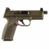 509 Tactical, Striker Fired, Semi-automatic, Polymer Frame Pistol, Full Size, 9MM, 4.5" Barrel, Threaded 1/2x28, Cerakote Finish, Midnight Bronze, Optic Ready Slide, Suppressor Height 3-Dot Night Sights, 5 Magazines, (1)-17 Round and (4)-24 Round 66-1018