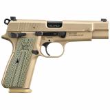 High Power, Semi-automatic, Single Action Only, Full Size, 9MM, 4.7" Barrel, PVD Finish, Flat Dark Earth, Olive G10 Grips, 17 Rounds, 2 Magazines 66-102107