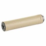 Catch 22 Ti, Pistol Suppressor, 22LR/17HMR/22MAG,  Cerakote Finish, Flat Dark Earth, Titanium/Stainless Steel/Aluminum Construction, 1/2X28 Threaded Mount, Includes Assembly Tool 96-100837
