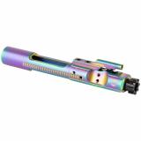 Bolt Carrier Group, 5.56NATO, Fits AR-15, Chameleon PVD Coated Bolt Carrier and Gas Key, Salt Bath Nitrided Bolt, Black FF556BCGCNITRIDE-NCR