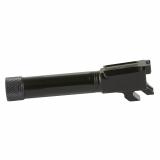 Match Series, 1:10 Twist Barrel, 3.7", 9MM, Straight Flued, Fits Smith & Wesson M&P Shield/Shield Plus, Threaded 1/2X28, Nitride Finish, Black MPB910NSSOQ-T
