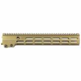 MK16, Super Modular Rail, AR15 Handguard, 13.5", M-LOK, Anodized Finish, Desert Dirt Color 05-650S