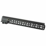 MK16, Super Modular Rail, AR15 Handguard, 15", M-LOK, Anodized Finish, Black 05-792B