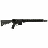 Super Duty Mod 1, Semi-automatic, AR, 223 Remington/556NATO, 16" Barrel, Pinned (16" OAL), HUXWRX QD 556 Flash Hider, Mid-Length Gas System, Anodized Finish, Black, 13.5" SMR MK16 Free Float M-LOK Handguard, B5 Systems Enhanced SOPMOD Stock, No Magazine