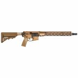 Super Duty Mod1, Semi-automatic Rifle, AR, 223 Remington/556NATO, 16" Cold Hammer Forged Barrel, 1-7 Twist, HUXWRX QD 556 Flash Hider, Geissele Length Gas System, Anodized Finish, Desert Dirt Color, B5 Enchanced SOPMOD Stock with QD Endplate, Geissele A1