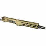 Complete Upper, Super Duty MOD1, 556NATO, 10.3" Cold Hammer Forged Barrel, Chrome lined, 1:7 Twist, Anodized Finish, Desert Dirt Color, Flat Top, HuxWrx Flash Hider-QD muzzle device 08-543S