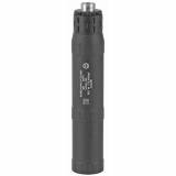 Lunar, Pistol Suppressor, 9MM/300BLK Subsonic, Weight 10oz Long/7oz Short, Length 7" Long/ 4.7" Short, Diameter 1.4", 1/2X28 Thread ID Assembly, Black Anodized Finish 12711